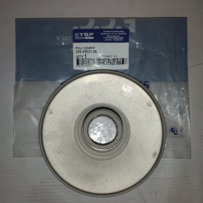 FCC Pully Cewek Vario 125 KZR KWN Face Set Moveable Driven Pully Blk