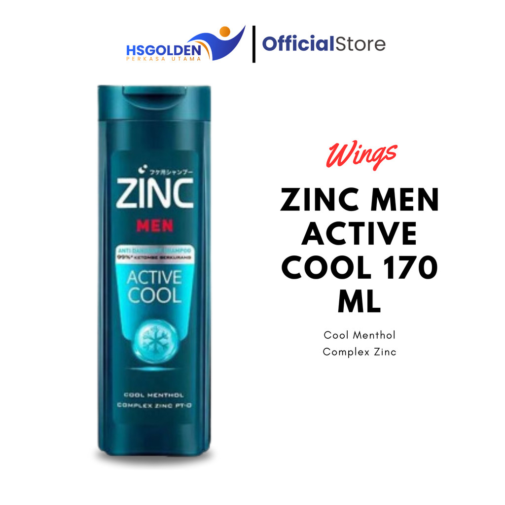 Zinc Sampo Anti Dandruff Botol 170 ml