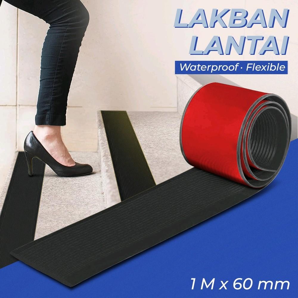

TaffPACK Lakban Lantai Tangga Anti Slip Tape Waterproof Flexible 1M 60mm - WD1 -