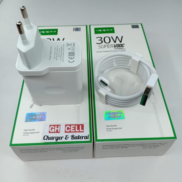 Charger OPPO Reno 5F 5 F VOOC 30W Original Type C
