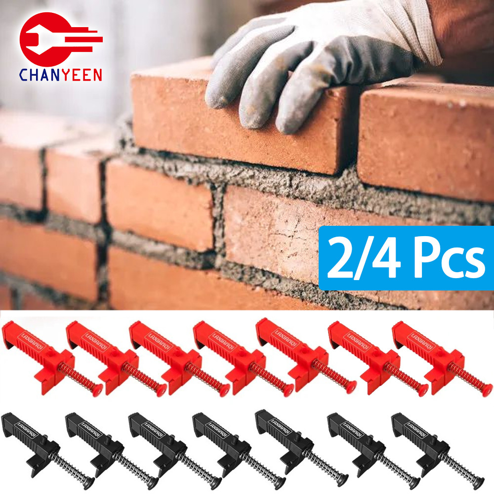 

2/4pcs Bricklaying Wire Drawer Brick Liner Wall Building Wire Frame Brick Liner Runner Engineering Construction Tools