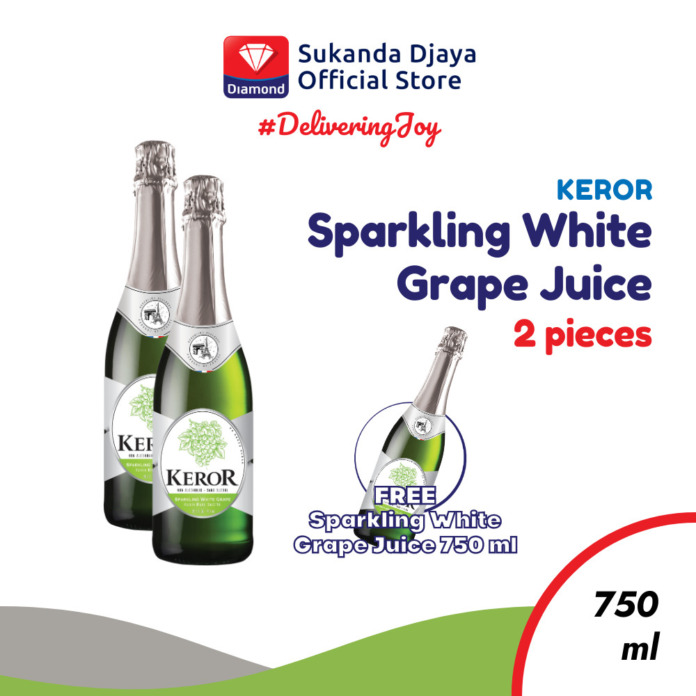 

BUY 2 Keror Sparkling White Grape Juice 750 ml GET Sparkling White Grape Juice 750 ml