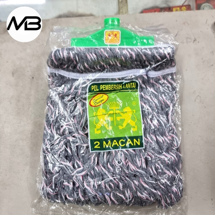 Refil Pel Hijau 2 Macan Kepala Pel Hijau 2 Macan Tanpa Tongkat Original