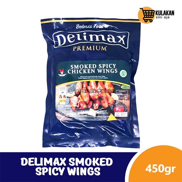 

Delimax Premium Smoked Spicy Chicken Wings 450 Gram Kulakan