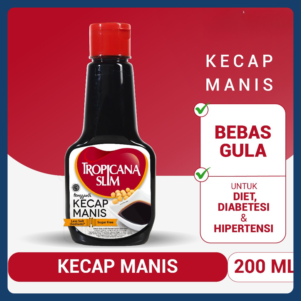 

Tropicana Slim Kecap Manis 200ml - Bantu Dukung Hidup Sehat