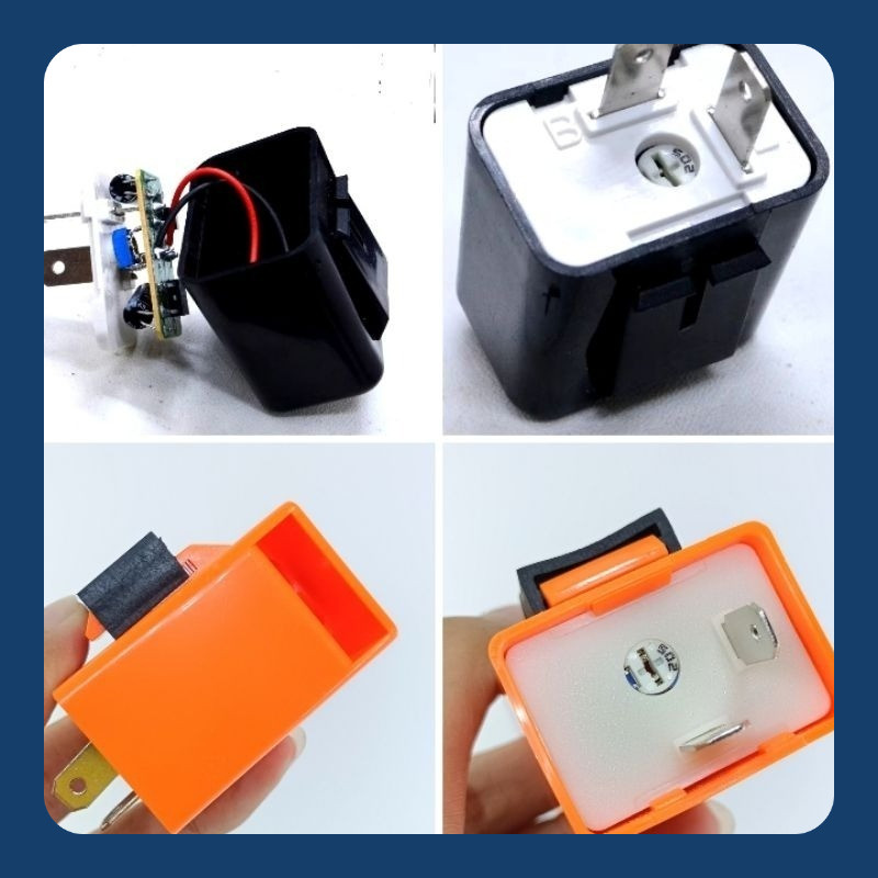 (C16) FLASHER BUNYI SETELAN flaser stelan suara nyaring relay sein sen riting kedip lampu led motor 