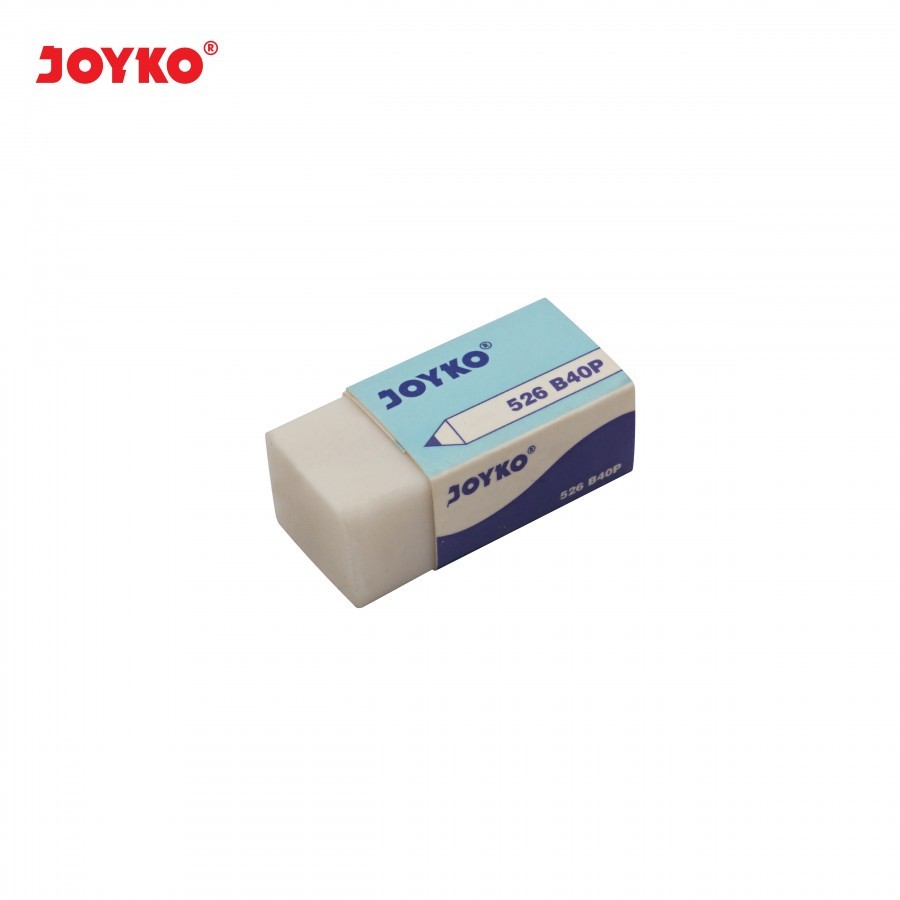 

Penghapus Joyko Eraser 526 B40P Putih Stip Kecil Putih