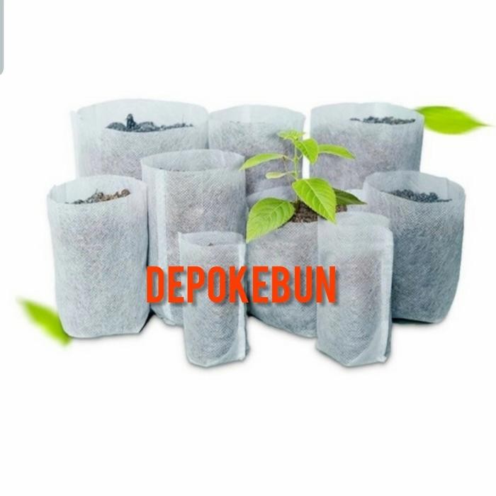 Non Woven Nursery Bag 14 x 16 Polybag Semai Putih 500pcs