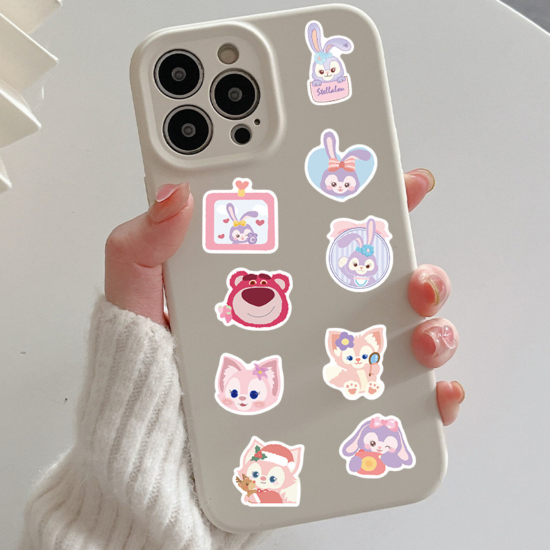 

Stiker Pack Lucu Lina Bell beruang Stiker Vinyl Anti Air-Sticker Aesthetic Buku Casing HP Laptop Helm Motor