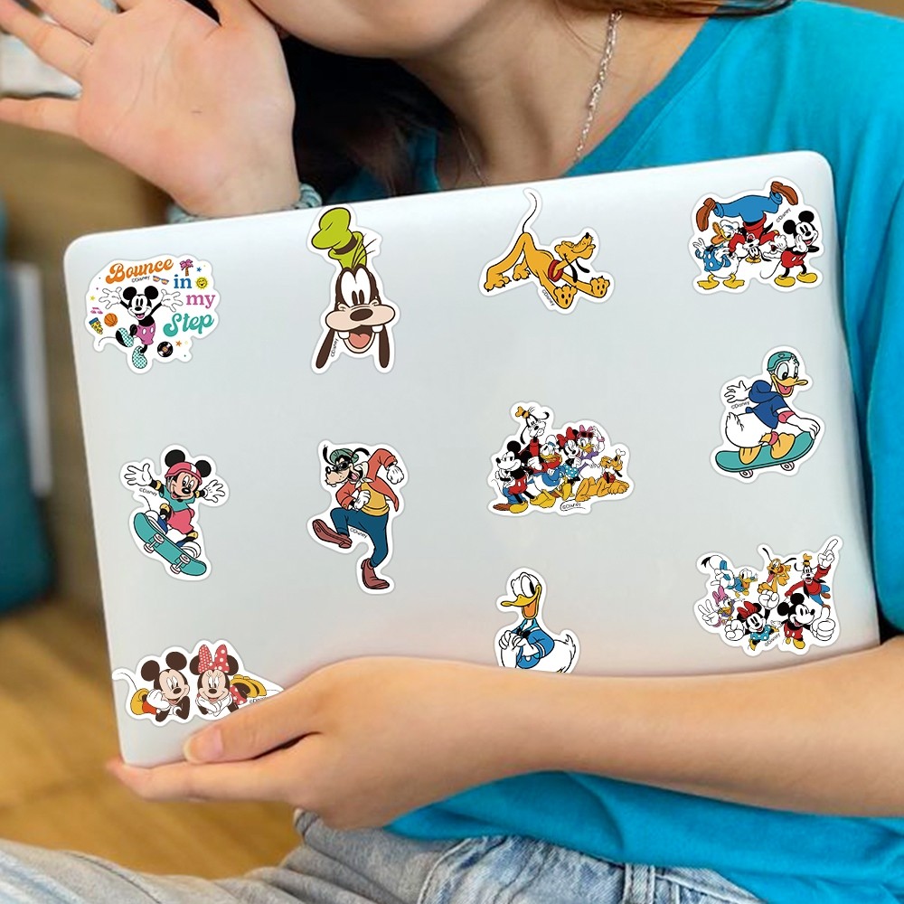 

[50PCS]Stiker Lucu Disney Stiker Kartun Mickey Mouse Stiker Pack Vinyl Anti Air- Sticker Aesthetic Buku Journal Koper Stiker Casing HP Stiker Laptop Helm Motor Stiker Botol