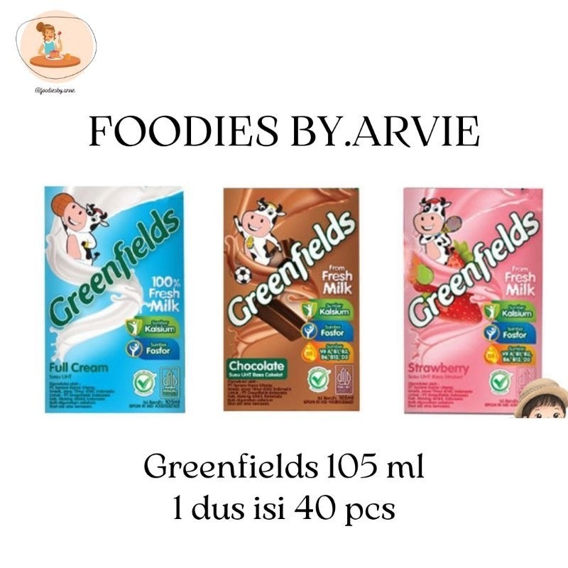 

SUSU GREENFIELDS UHT 105ML DUS (BISA MIX VARIANT)