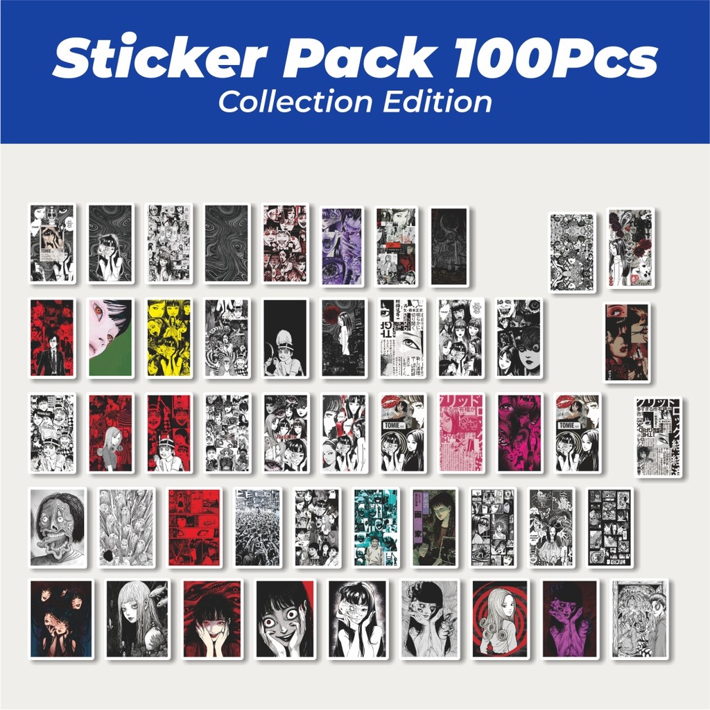 

Hot Stiker Anime Horor Junji Ito Collection Lucu Anti Air Stikers Berperekat Waterproof Sticker Decal Buat Motor Helm Buku Journal Koper Casing HP Laptop Botol Minum