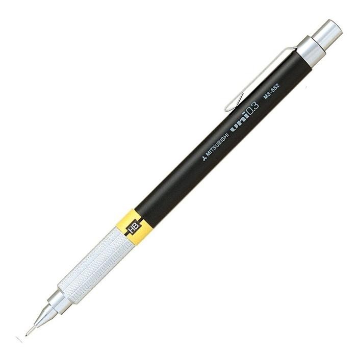 

Uni 552 Series Mechanical Pencil for Drafting 0.3 0.4 0.5 0.7 0.9 mm Pensil Mekanik untuk Menggambar - 0.3mm