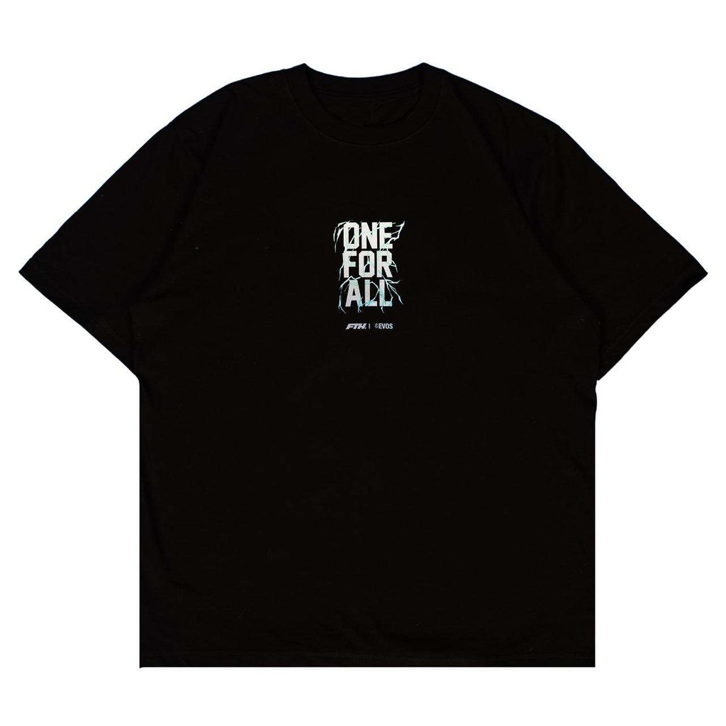 FTH x EVOS x MHA "Izuku Midoriya" Black Tshirt