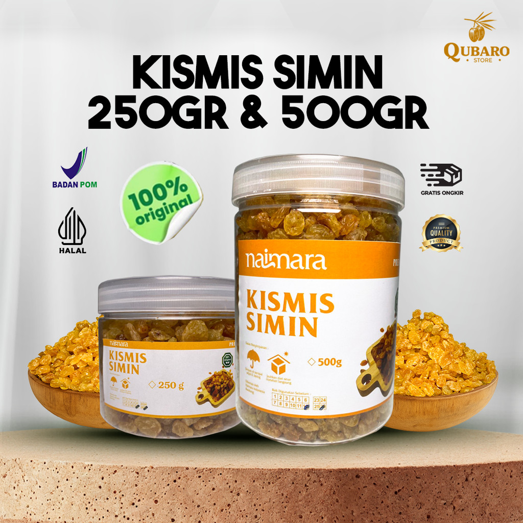 

Kismis Mutiara Golden Simin 250gr - 500gr || Kismis Manis Organik oleh oleh Haji dan Umroh