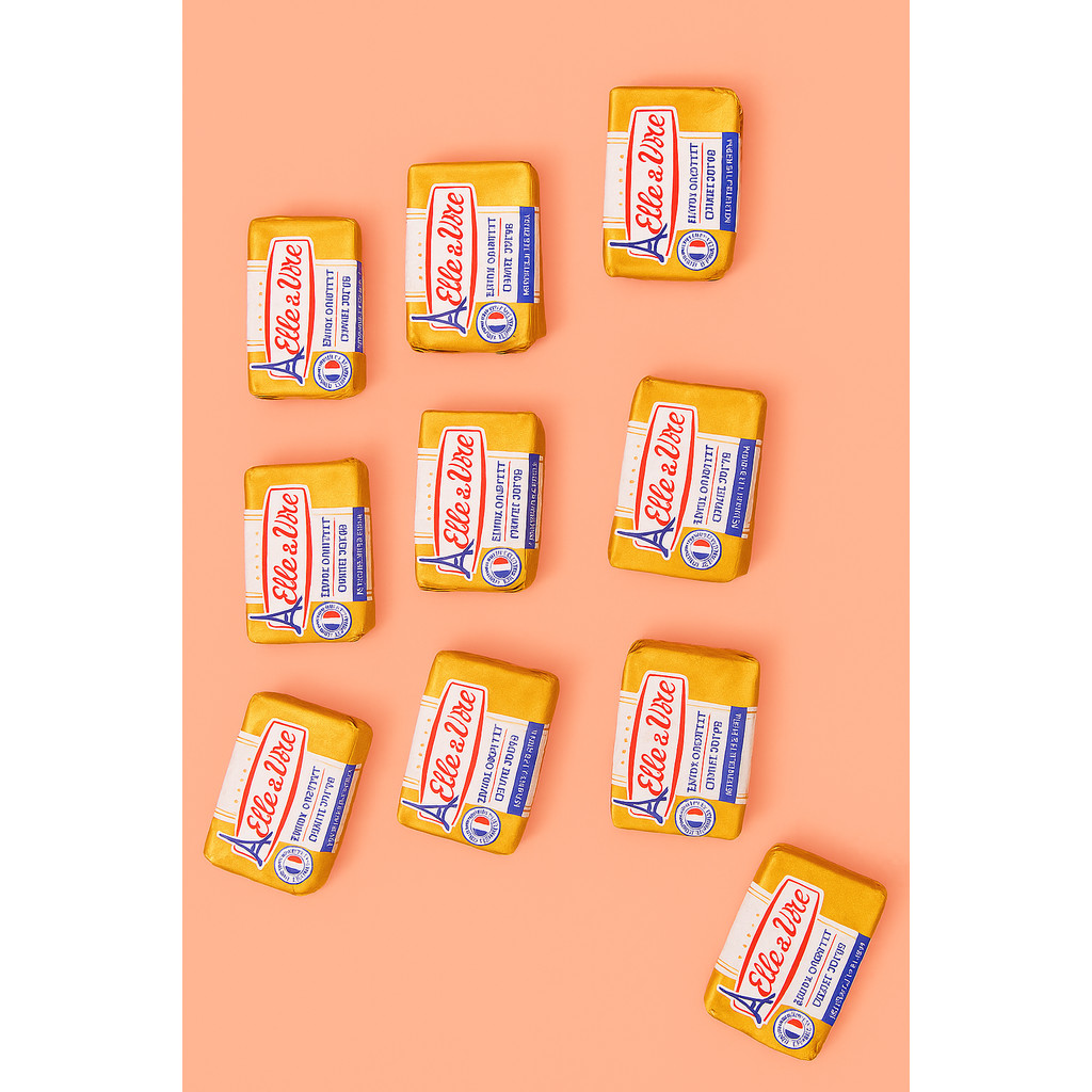 

IO Anchor / Elle & Vire Unsalted Butter 10 Mini Cups 7gram - Free Food Container