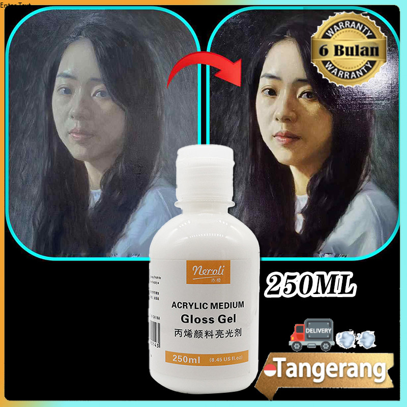 

250ml Medium Matt Varnish / Matte Varnish For Acrylic / Campuran Cat Acrilic