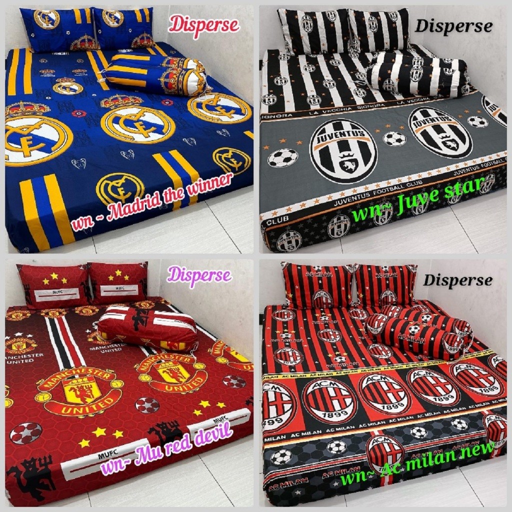 SPREI MOTIF BOLA MURAH BERKUALITAS SET SARBAN SARGUL SIZE 120 160 180