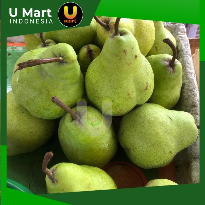 

U Mart - Buah Pear Hijau Packham Import 1kg Pir ijo Segar