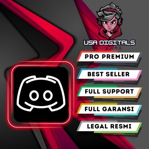 DISCORD NITRO BOOST FULL 1 TAHUN BERGARANSI