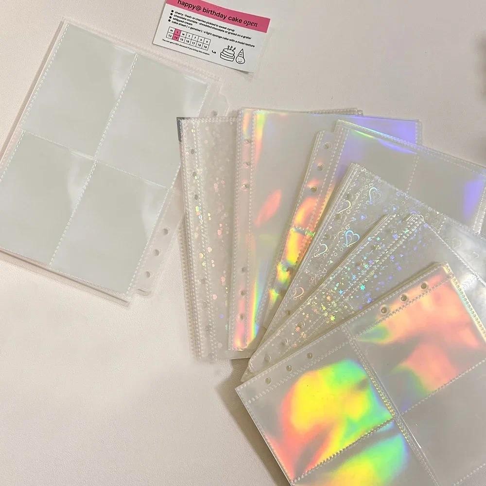 

1-4 Grids Binder Photocards Photo Album Inner Page Photocard Binder Photo Sleeve Kpop Binder Background Paper 포카 바인더