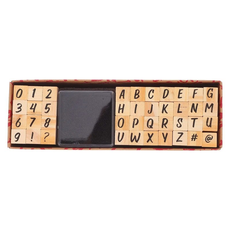 Stempel Huruf Dan Angka Lengkap Isi 40 Stempel Alfabet English Numberic Huruf Kapital Font Symbol