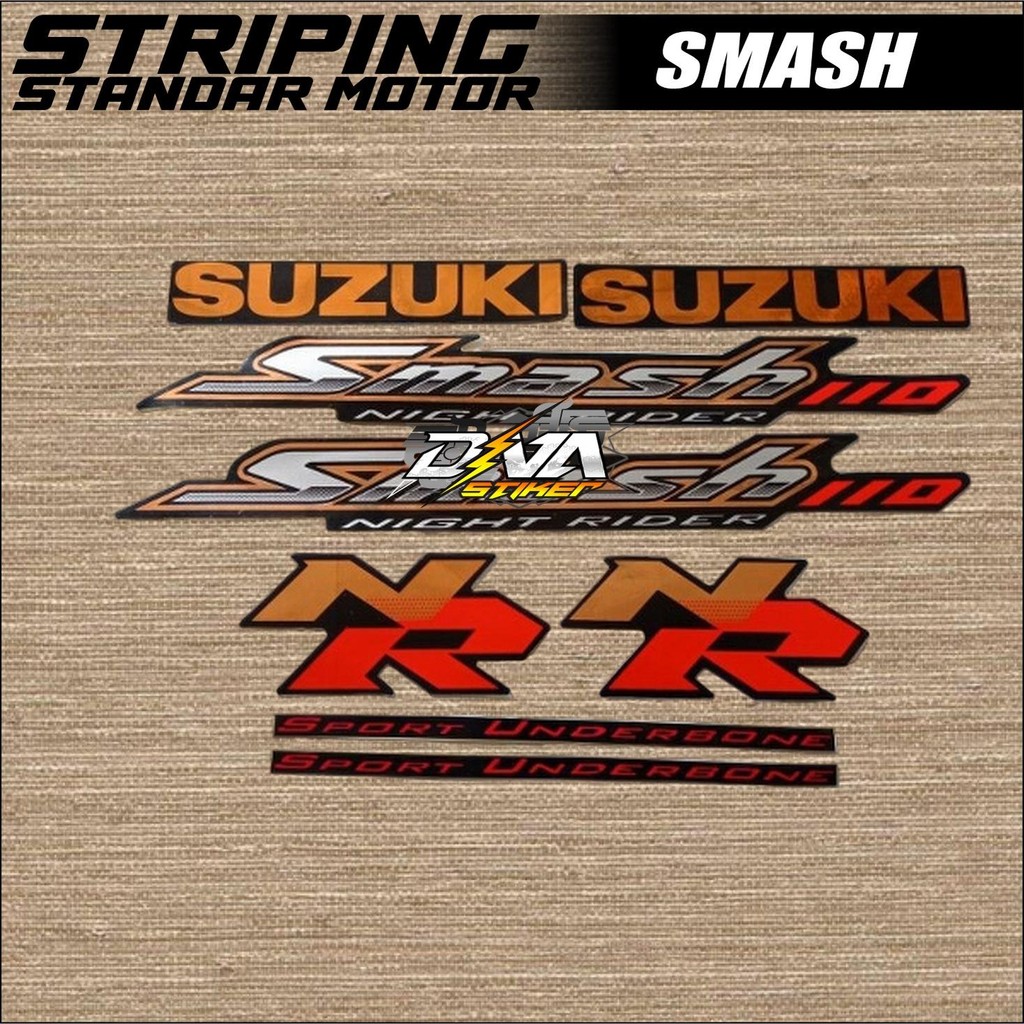 striping sticker Suzuki smash 125 Nr original