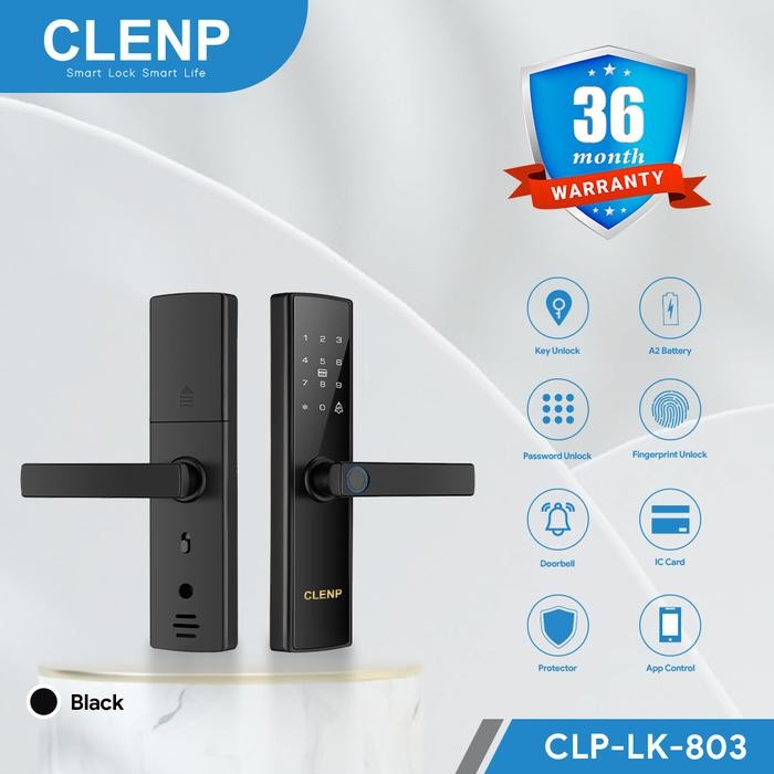 

SMARTLOCK CLENP CLP LK 803 BASIC KUNCI PINTU DIGITAL / SEMI AUTOMATIC / SMART DOOR LOCK / ELECTRONIC LOCK / ELECTRONIC KEY / KUNCI PINTAR