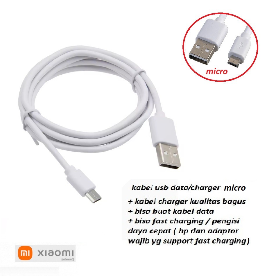 Usb micro kabel charger xiaomi redmi 9C - redmi 9C NFC