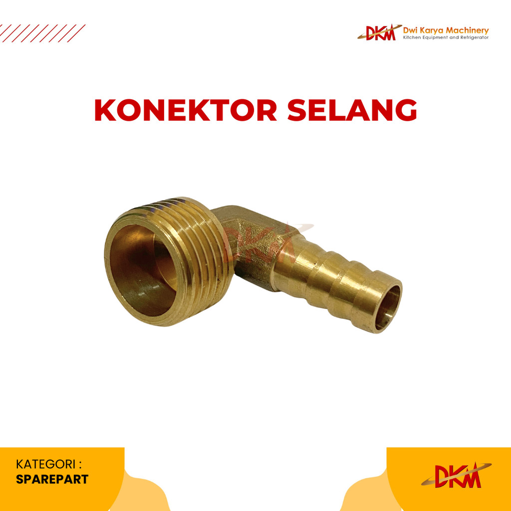 Nepple / Neppel Selang Oven Deck / Konektor Selang Oven Gas