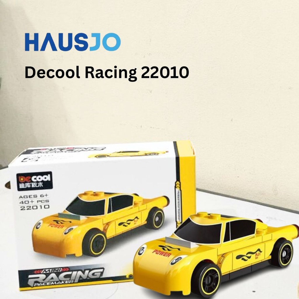 Decool Block Mini Pull Back Racing Car 22010