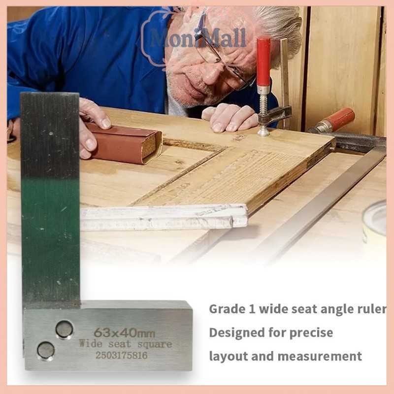 

Penggaris Siku Besi Tukang 90 Derajat Machinist Angle Ruler - TH63