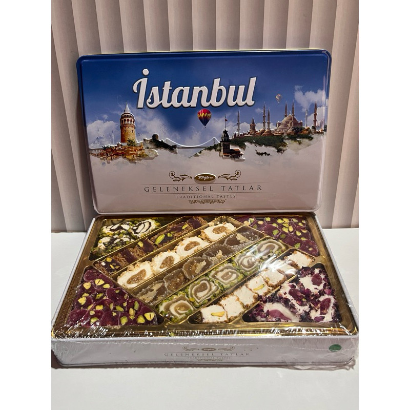 

ready Tuğba kuriyemis Turkish delight kaleng 540gram