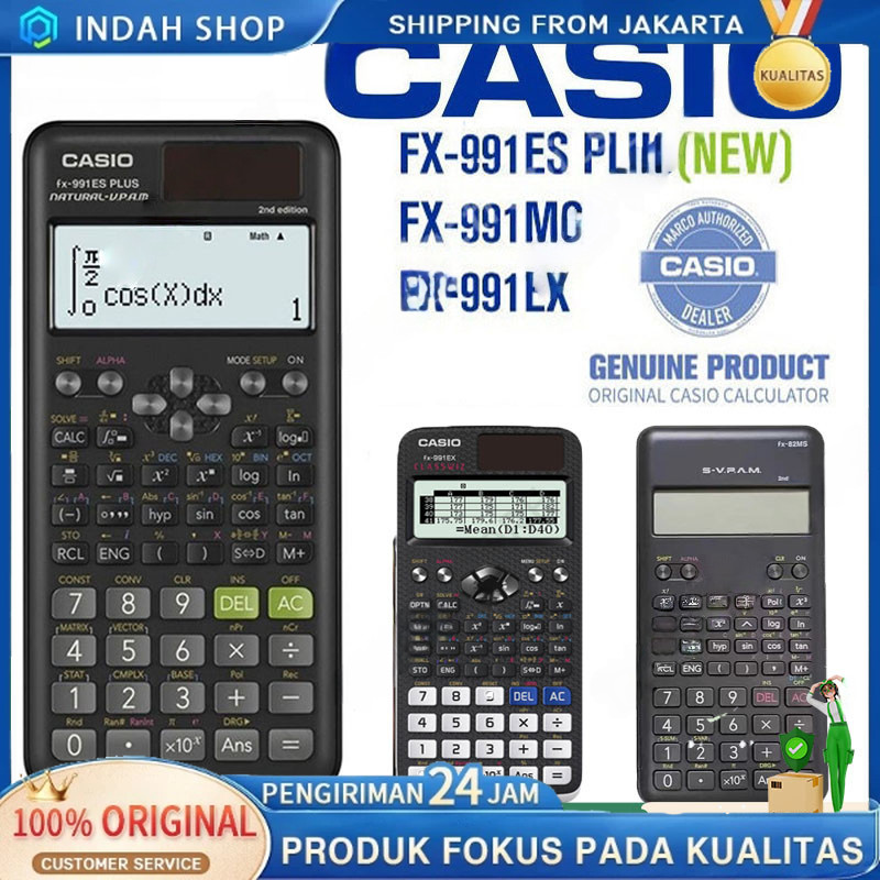 

Kalkulator Scientific Casio Matahari/40 Konstanta Rumus ilmiah Calculator Scientific Casio Kalkulator Casio Scientific 417 Fungsi/Dua Sumber Tenaga Baterai Dan Tenaga FX-991EX/991ES-Plus