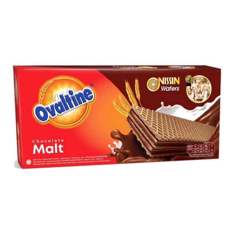 

(PCS) Nissin Ovaltine Wafer Chocolate Malt 150 gram