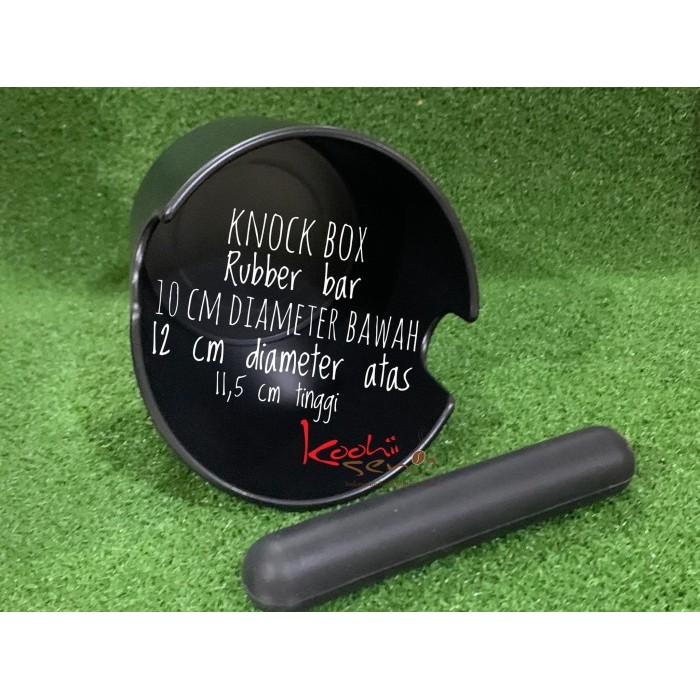 SALE -Knock Box hitam simple home Barista Espresso Tools