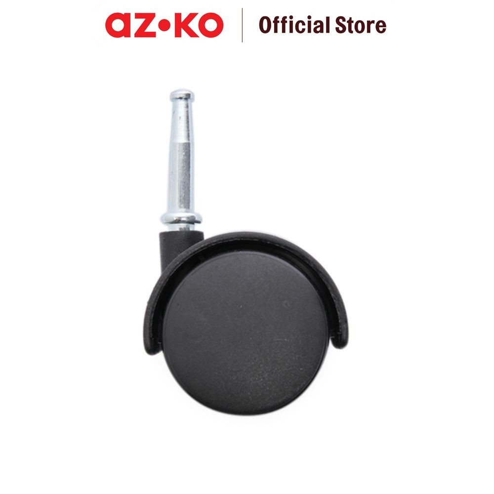 AZKO Krisbow Roda Furnitur Threadstem 5 cm - Hitam Furniture Wheel Perlengkapan Furnitur Roda Kursi 