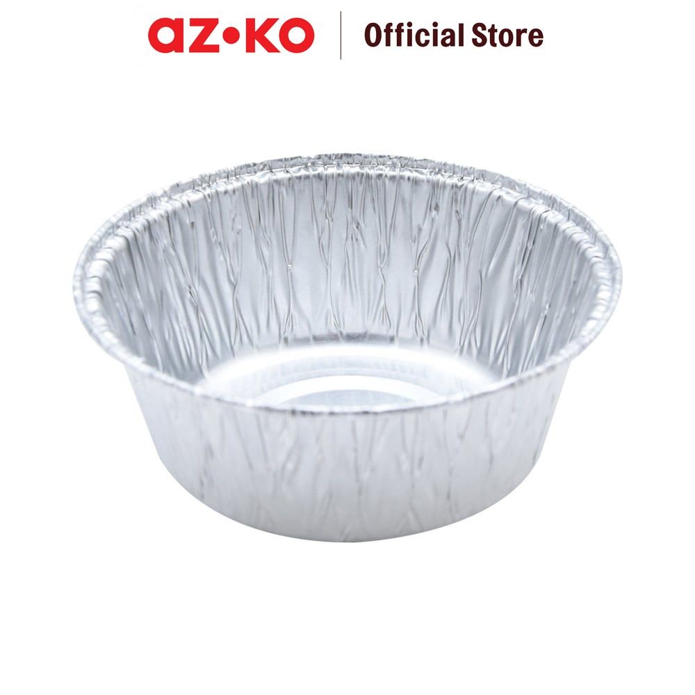

AZKO Krischef 7.7 Cm Set 5 Pcs Wadah Makanan Aluminium Foil Round