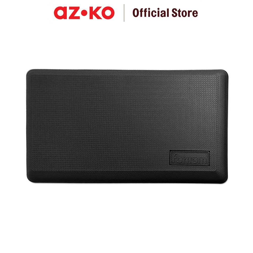 AZKO Forhom 71X44 cm Keset Pijakan Anti Fatigue Woven Pvc - Hitam Alas Pijak Mat Keset Alas Kaki Flo