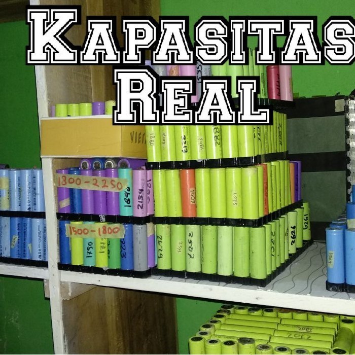 Batterai Baterai batre 18650 bekas laptop kapasitas real limitd new