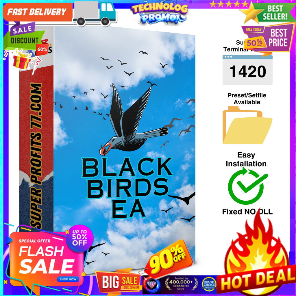 EA Robot Trading MT4 Black Bird Prop Firm v1.2