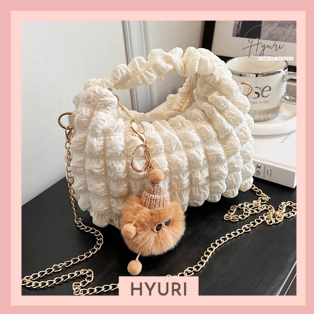 Hyuri Fashion tas selempang wanita korean style bkk1137