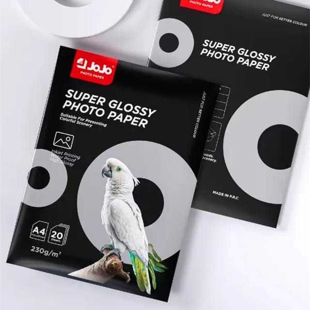 

BOBOMARTS BOBOMART JOJO JA-1046 SUPER GLOSSY PHOTO PAPER KERTAS FOTO MENGKILAP A4 (ISI : 20 Lembar) MURAH
