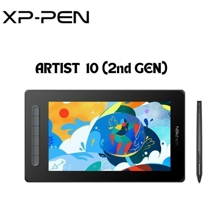 EXPR - XPPen Artist 10 (2nd Gen) Graphic Tablet Monitor 10 Inch Drawing Pen Display 6 Express Keys