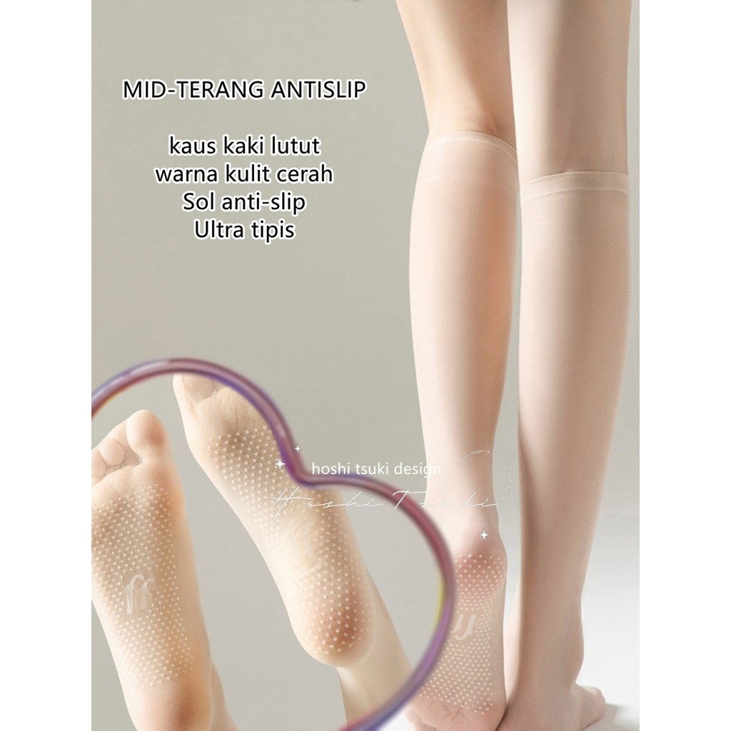 Berkualitas tinggi⭐COD⭐Desain Terbaru 2025-Hoshi Tsuki kaos kaki antislip-Aurora jumbo max100kg-NEW 