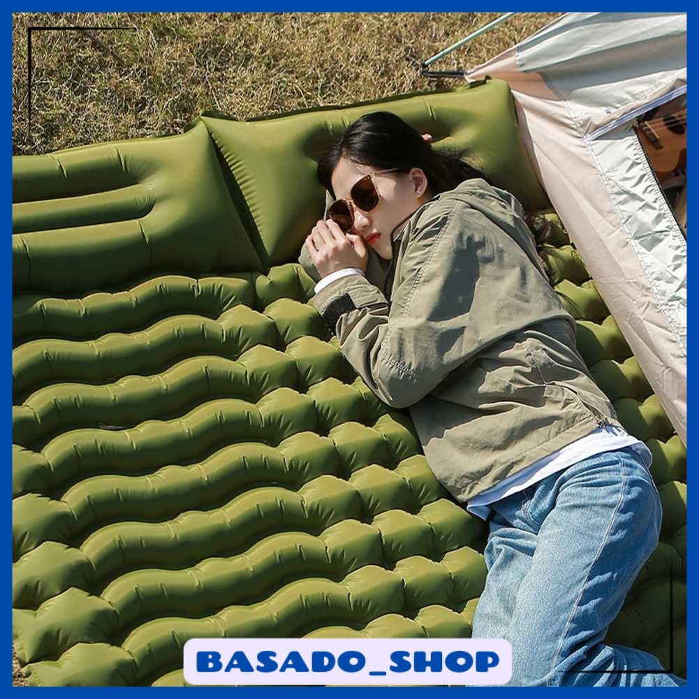 Kasur Matras Angin Double Inflatable Moistureproof Foldable - HQ-200