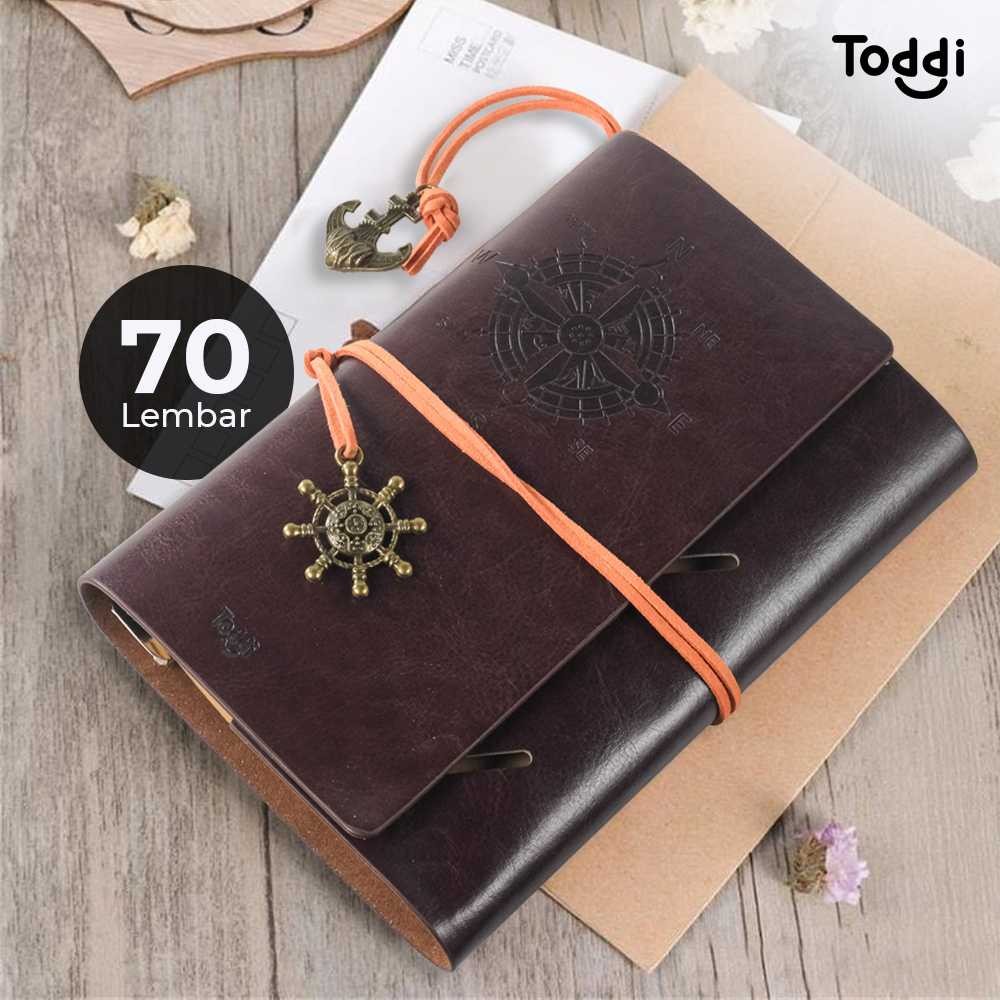 

[COD] Buku Jurnal Leather Notebook Diary A6 72GSM 140 Halaman Blank *DFS*