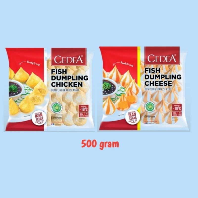 

CEDEA FISH DUMPLING CICHKEN dan CHEESE 500 gram