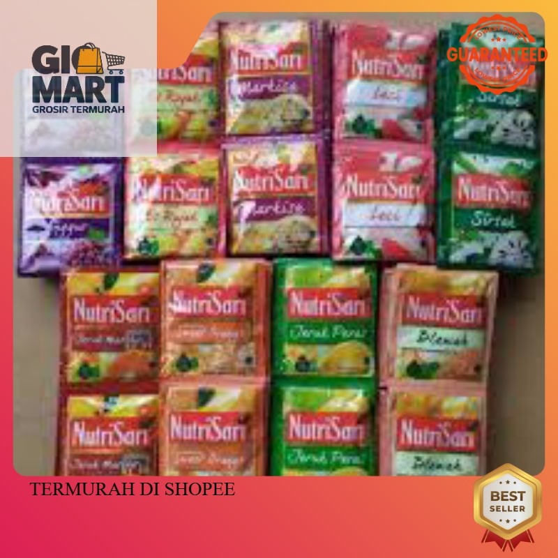 

Nutrisari per pack isi 40 sachet