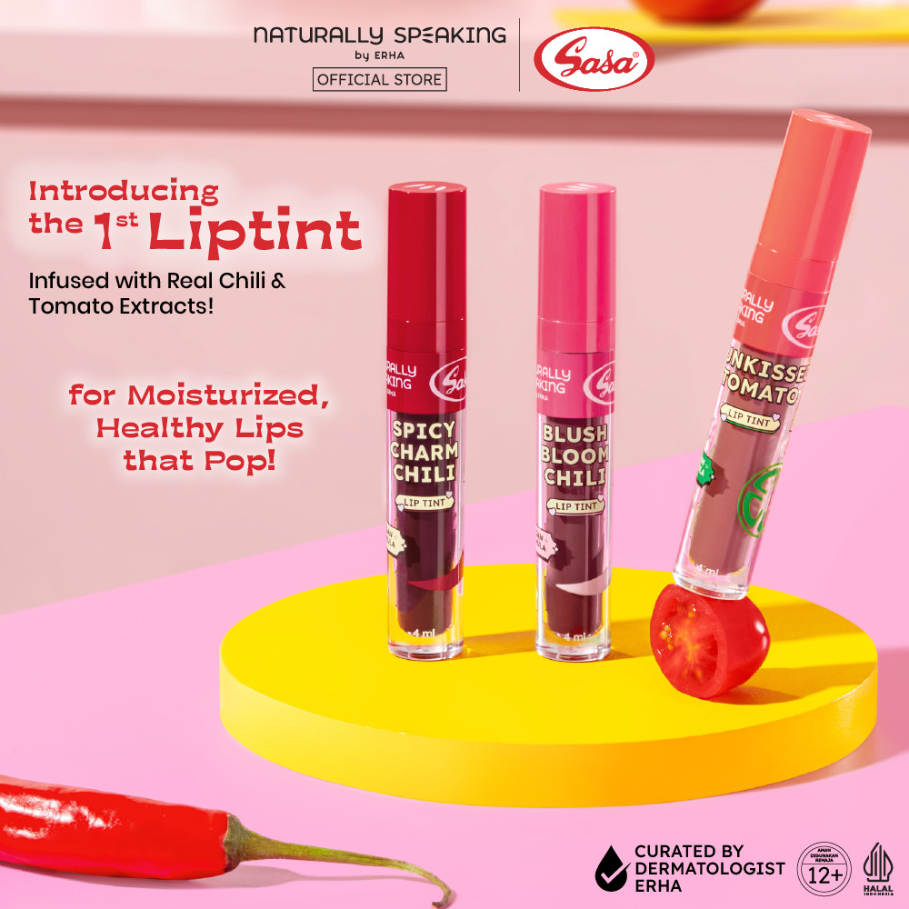 Naturally Speaking x SASA Lip Tint 4ML